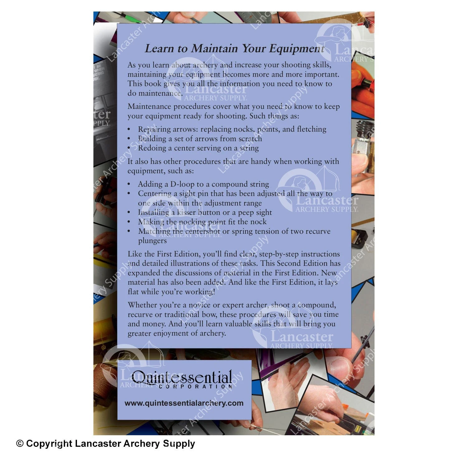 Ruth Rowe 2nd Edition Simple Maintenance For Archery 4 Ruth Rowe 2nd Edition Simple Maintenance For Archery - Image 2