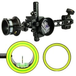 Spot Hogg Sight Fast Eddie XL Double Pin .019 Long Bar Left Hand W/ Alignment Rings FEXL2LH19G