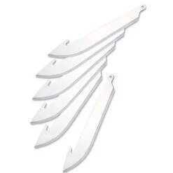 Outdoor Edge Razor Series 3.5″ Stainless Steel Replacement Blades 6 Pack RR-6