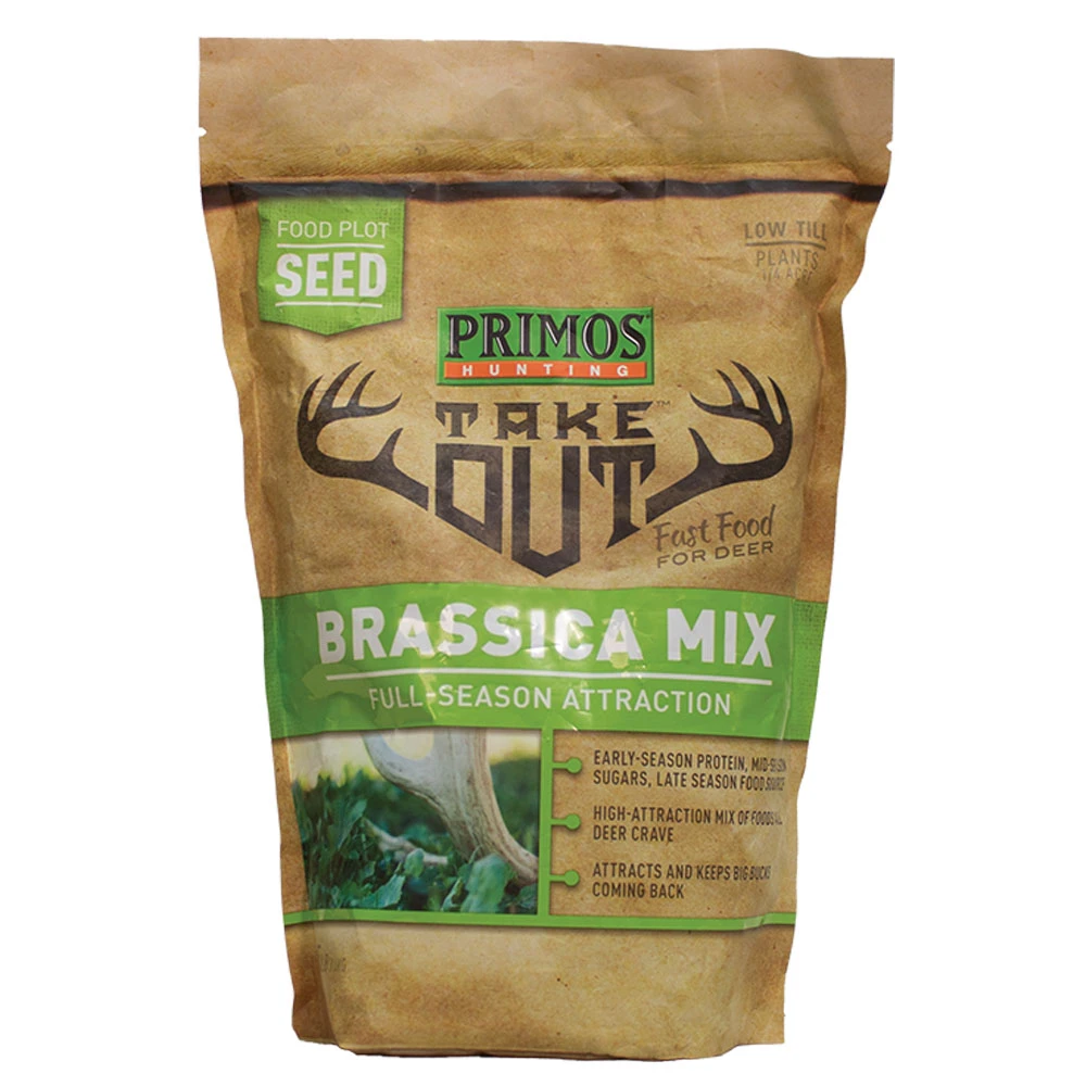 Primos Hunting Take Out Food Plot Seed Brassica Blend 1.5lbs 58580 3 Primos Hunting Take Out Food Plot Seed Brassica Blend 1.5lbs 58580