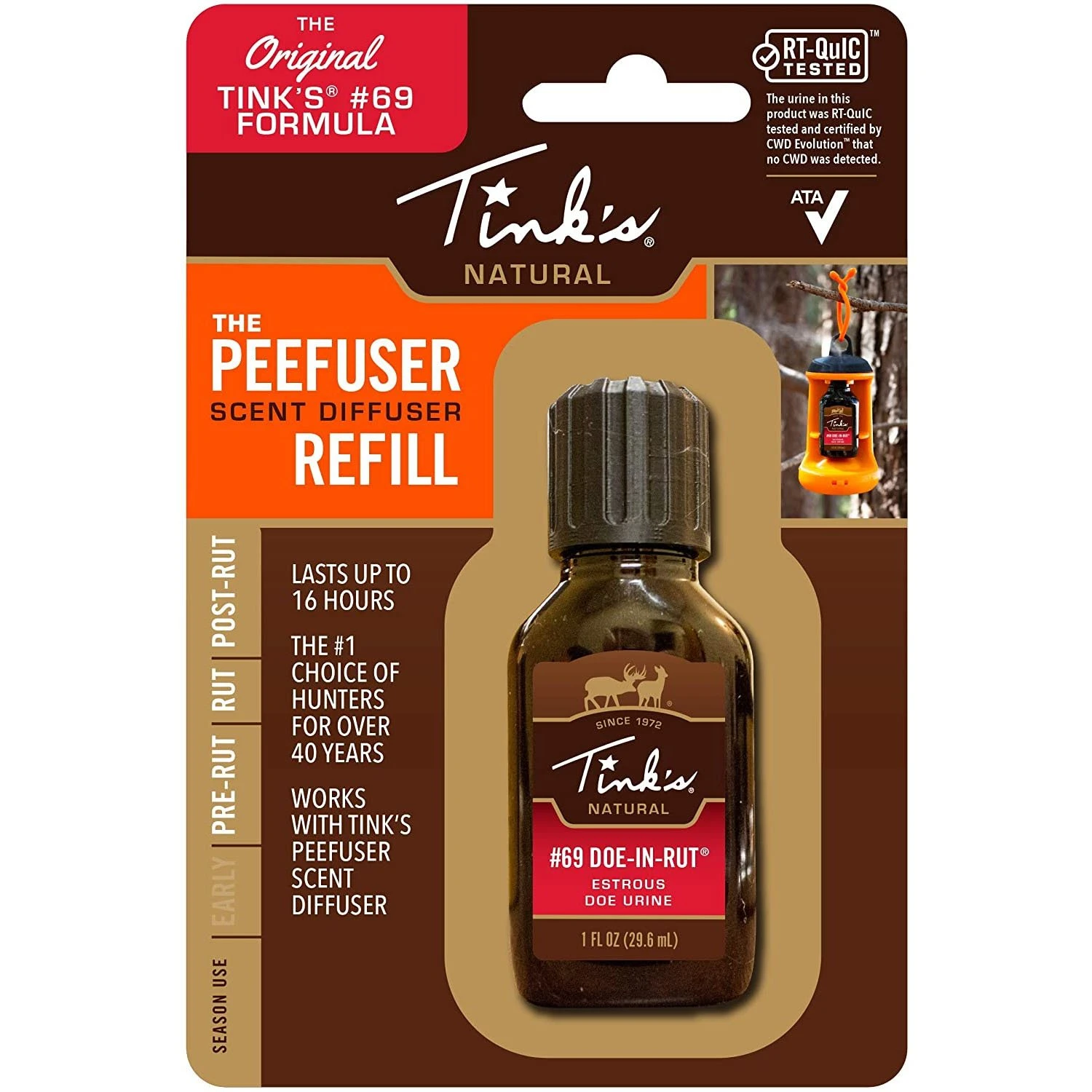 Tink’s Scents #69 Doe-In-Rut PeeFuser Scent Diffuser Refill .5oz W5887 3 Tink’s Scents #69 Doe-In-Rut PeeFuser Scent Diffuser Refill .5oz W5887